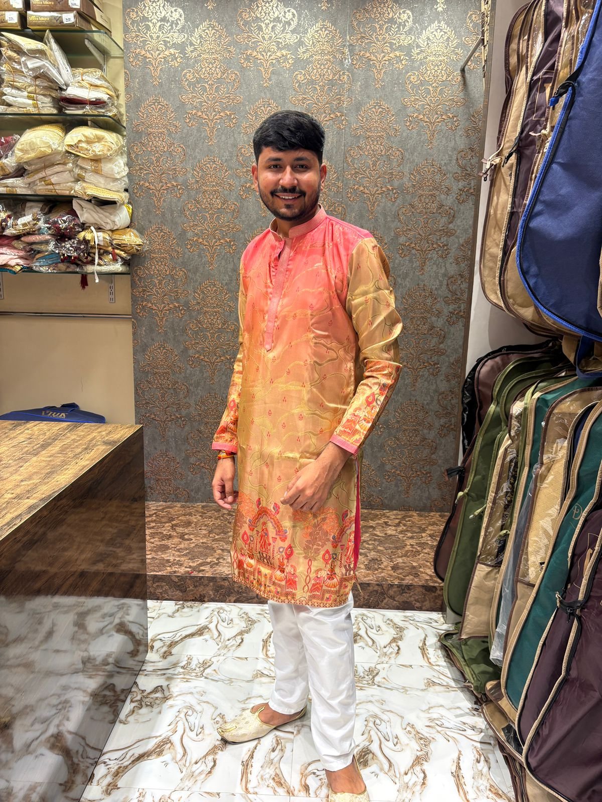Premium Linen Pathani